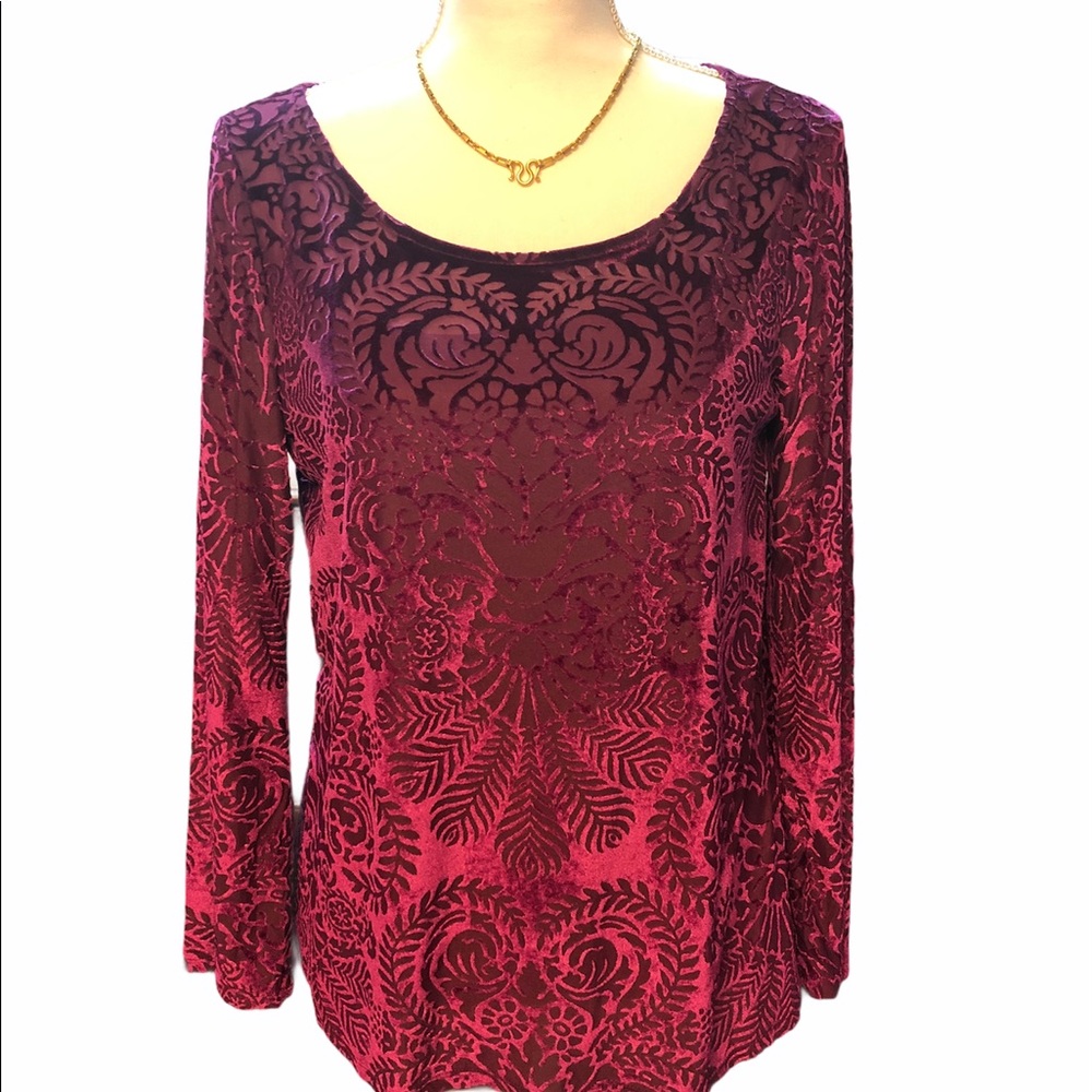 Roz & Ali blouse with built in tank, medium